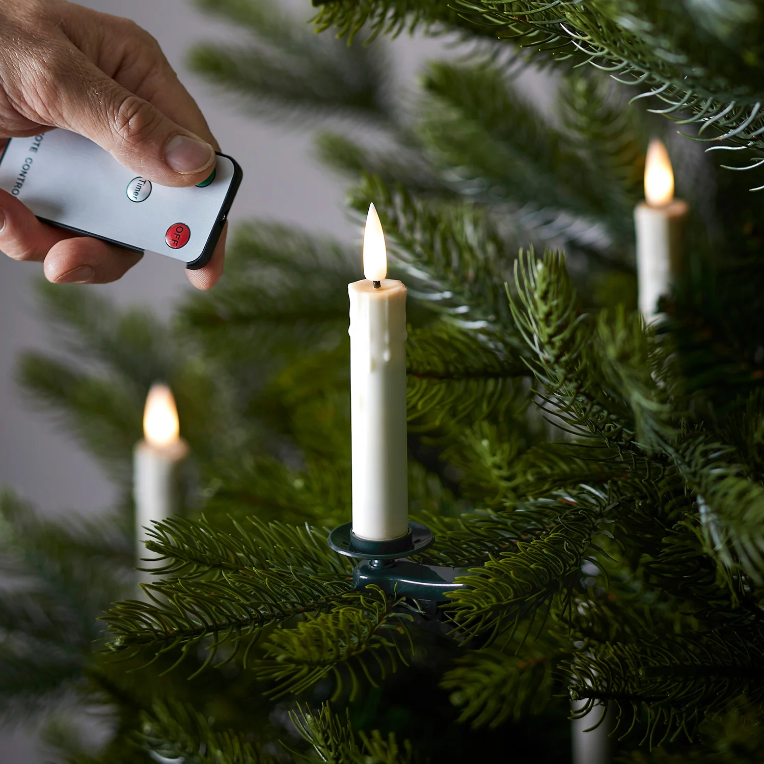 10 TruGlow® Christmas Tree Candle Lights With Remote Control - Image 2