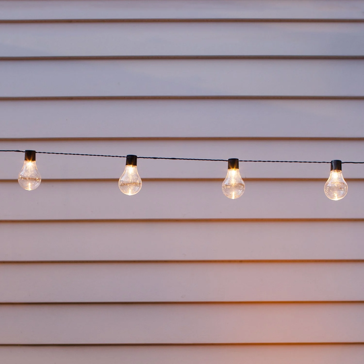 10 Warm White Carnival USB Solar Festoon Lights - Image 3