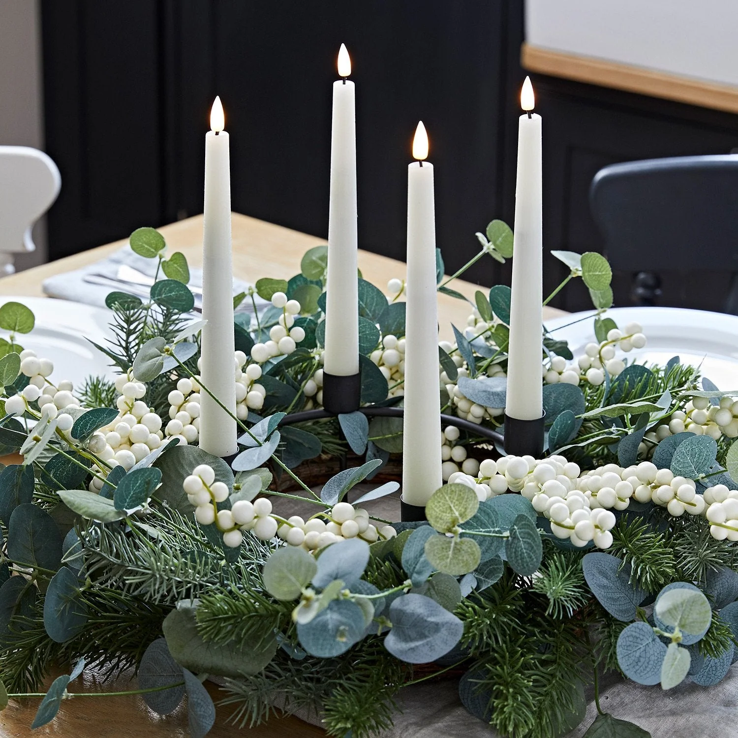20cm Table Taper Candle Holder - Image 2
