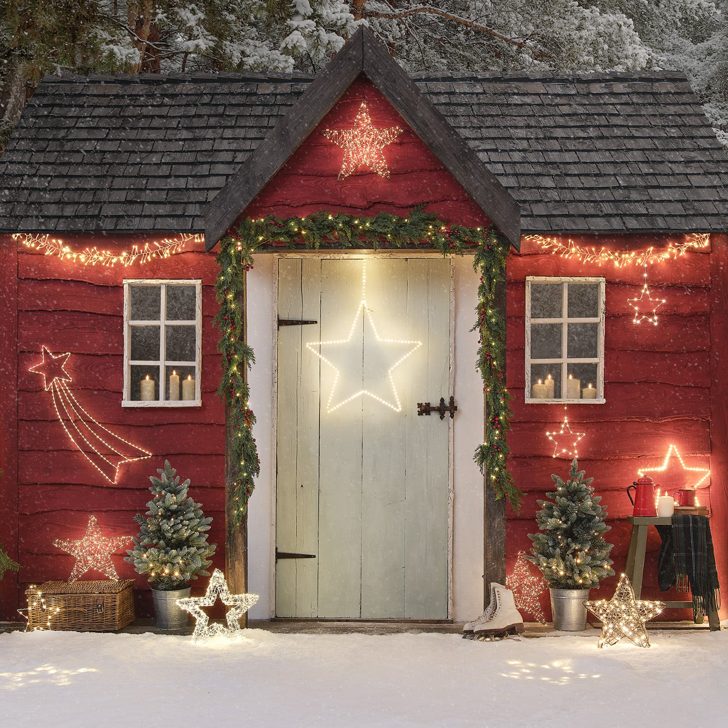 58cm Outdoor Hanging Star Light - Image 5