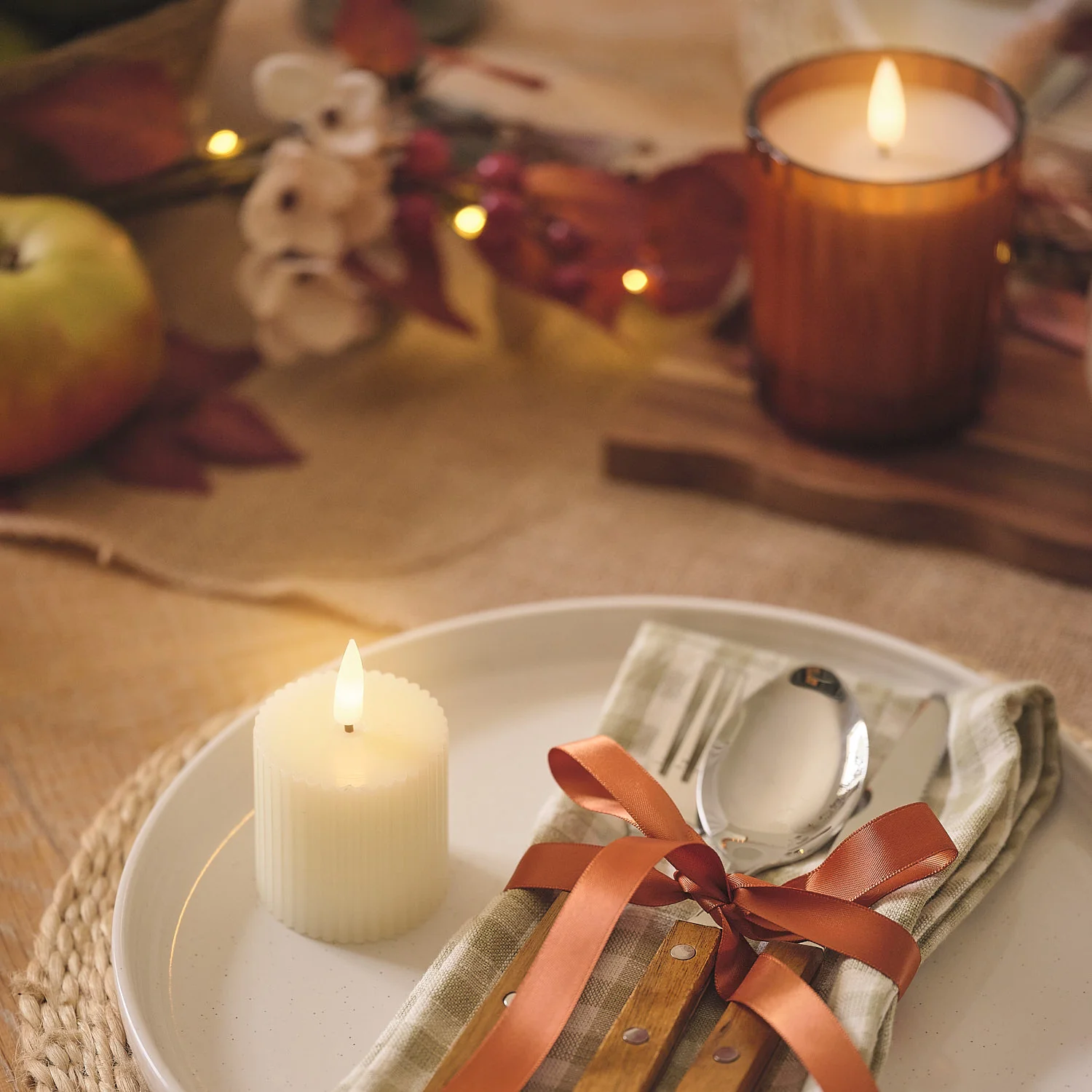6 TruGlow® Ivory LED Votive Candles with Remote Control - Image 3
