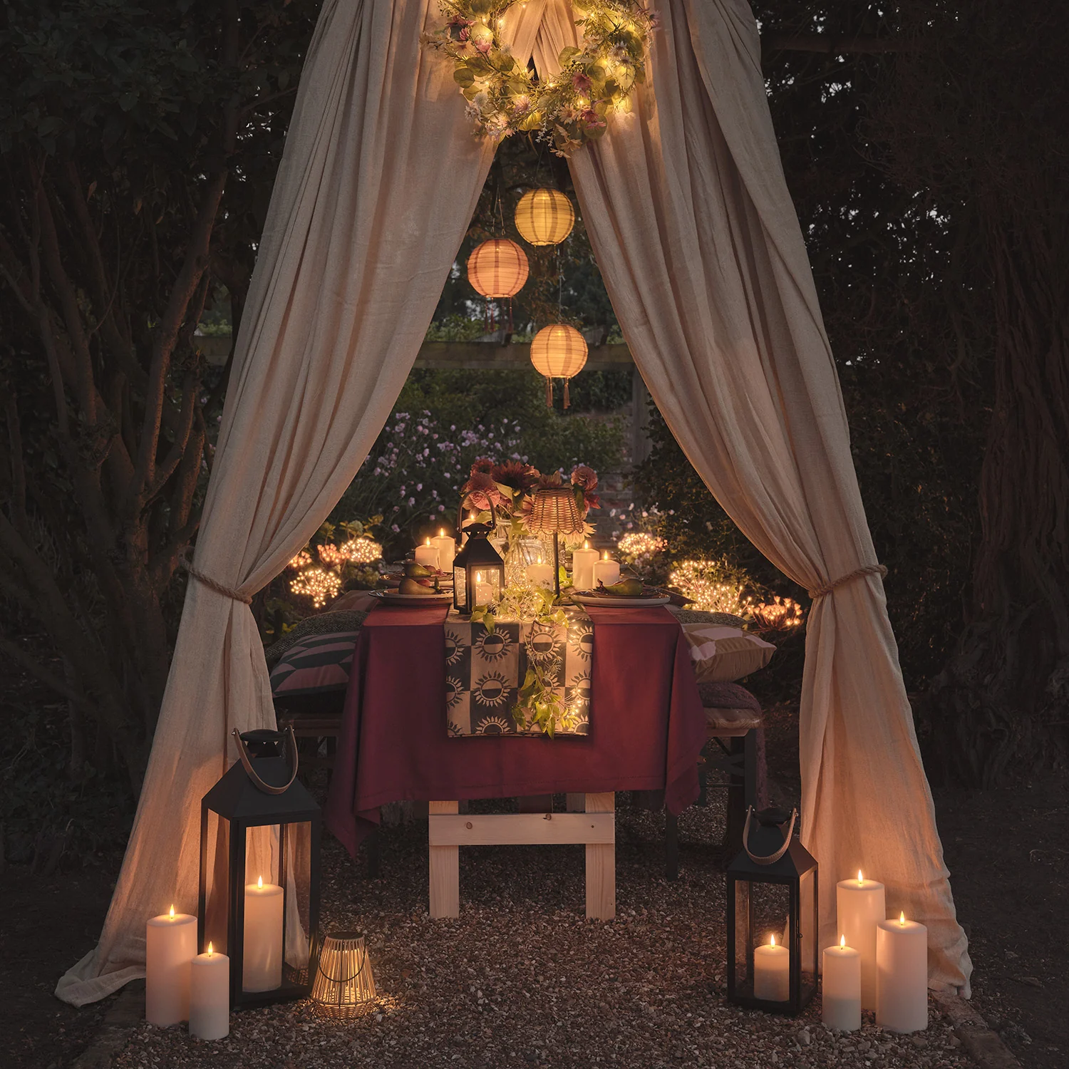 Brixham Regular Leather Effect Handle Lantern with TruGlow®Candle and Remote Control - Image 6