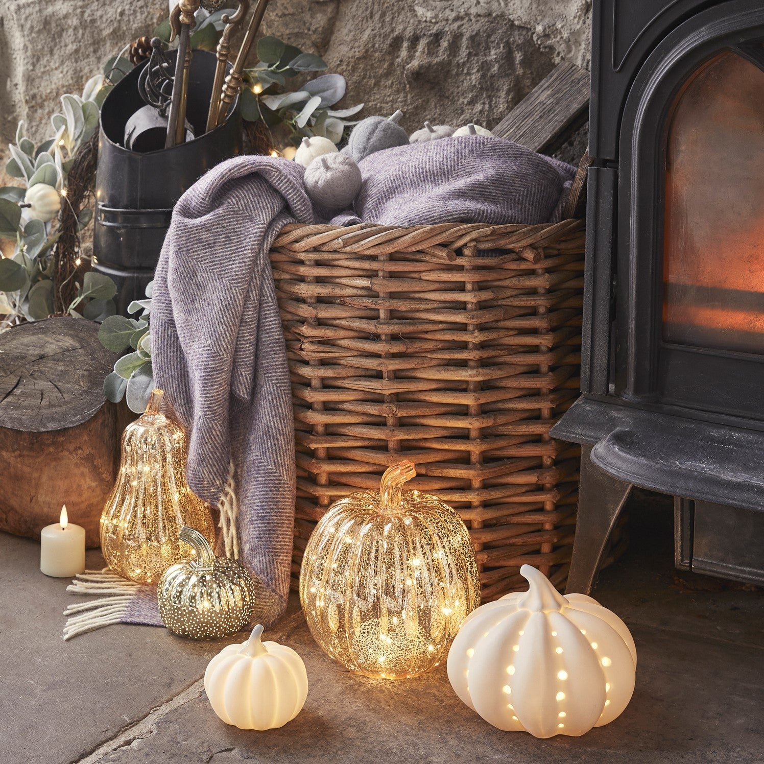 Ceramic Pumpkin Light - Image 11