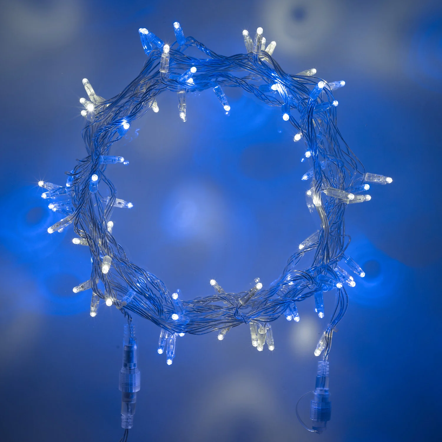 Core Connect Blue & White Connectable Fairy Lights Clear Cable