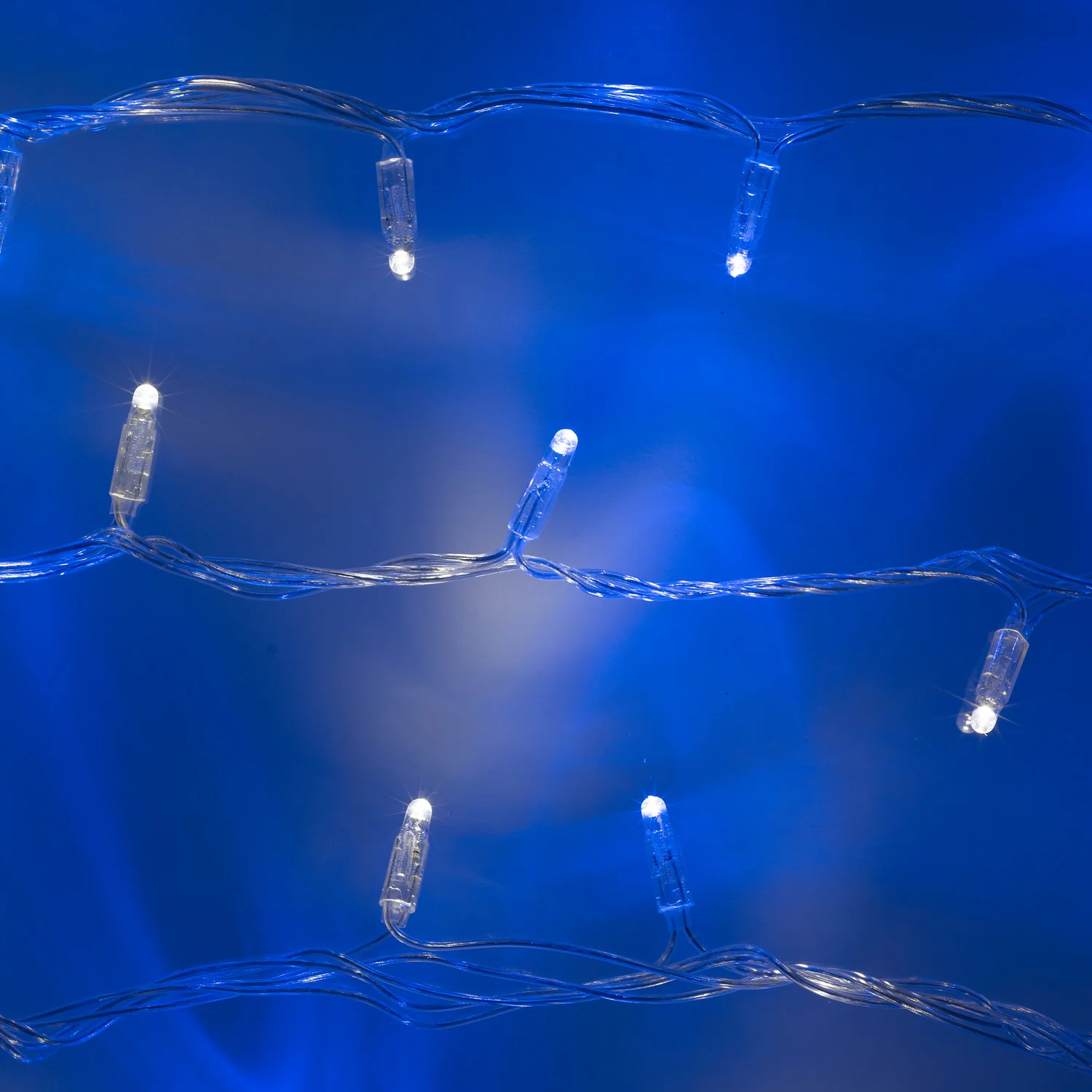 Core Connect Blue & White Connectable Fairy Lights Clear Cable - Image 2
