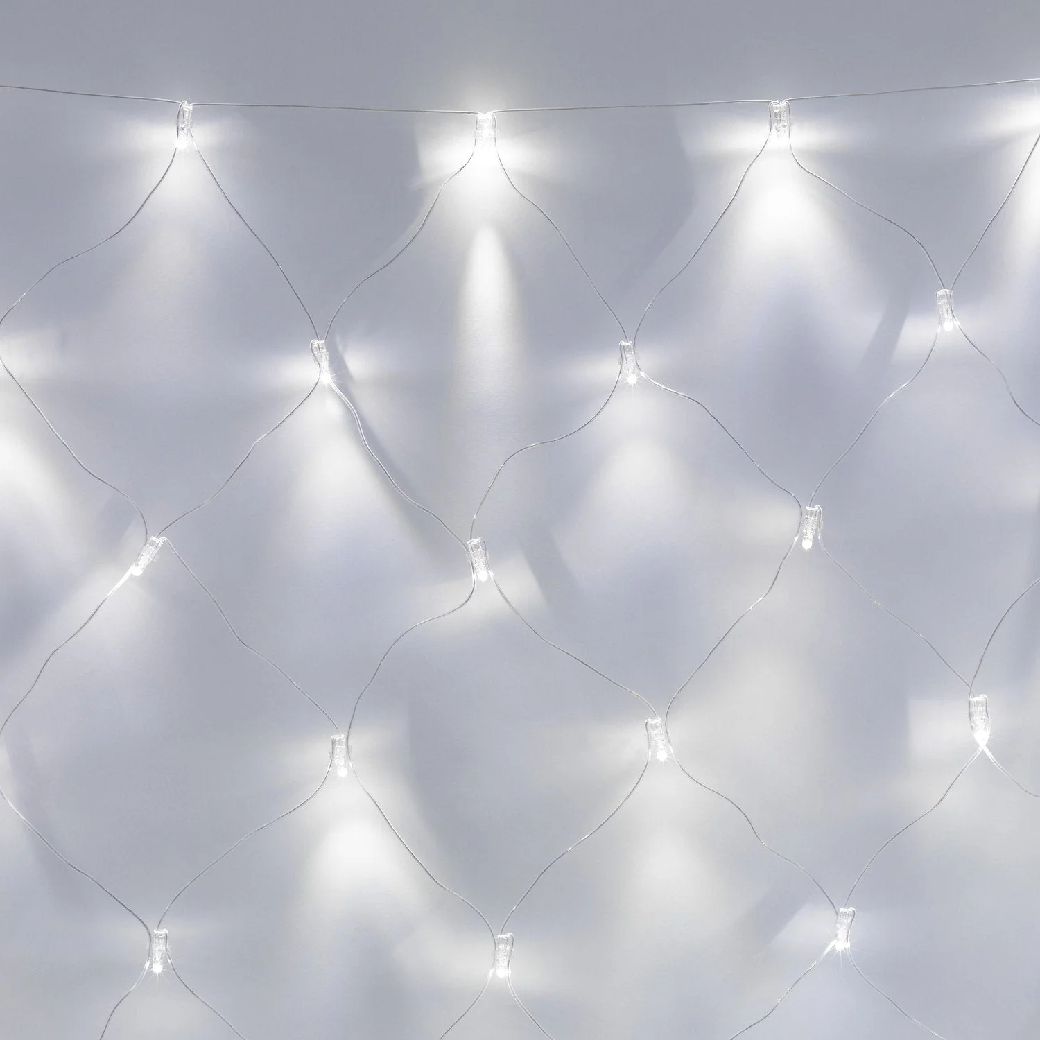 Core Connect 12m x 2m 840 White Connectable Net Lights Clear Cable - Image 3