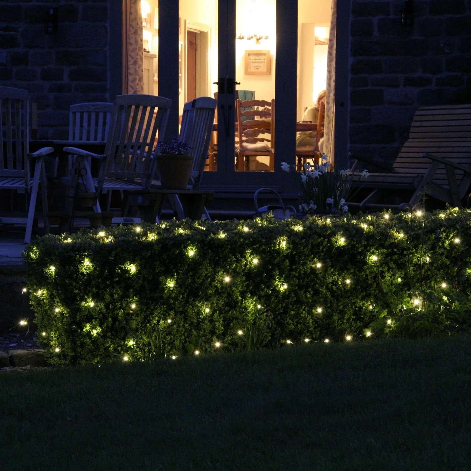 Core Connect Warm White Connectable Net Lights Green Cable - Image 7