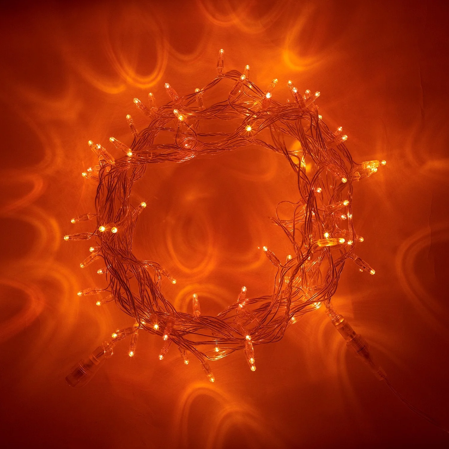 Core Connect 40m 400 Amber Connectable Fairy Lights Clear Cable - Image 2