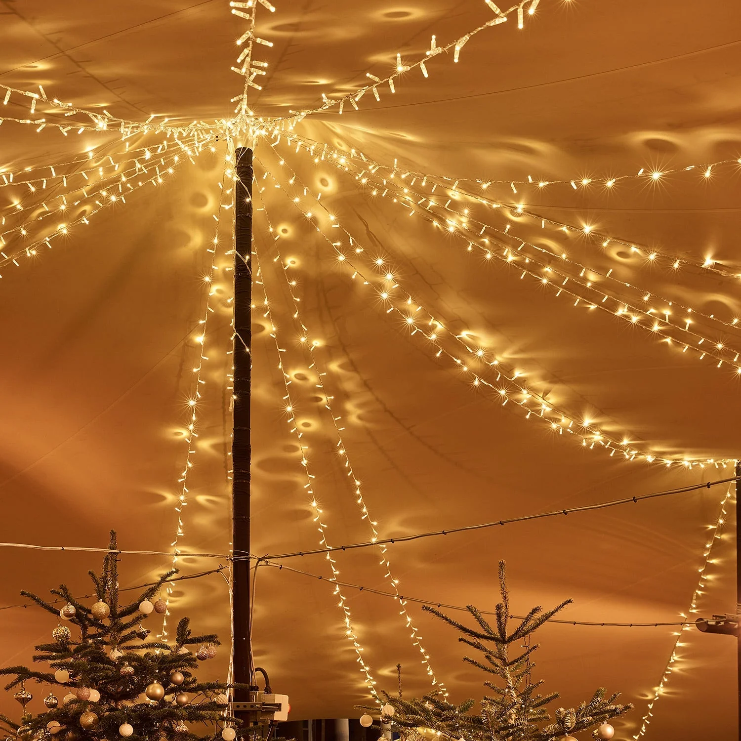Core Connect 50m 500 Warm White Connectable Fairy Lights Clear Cable - Image 8