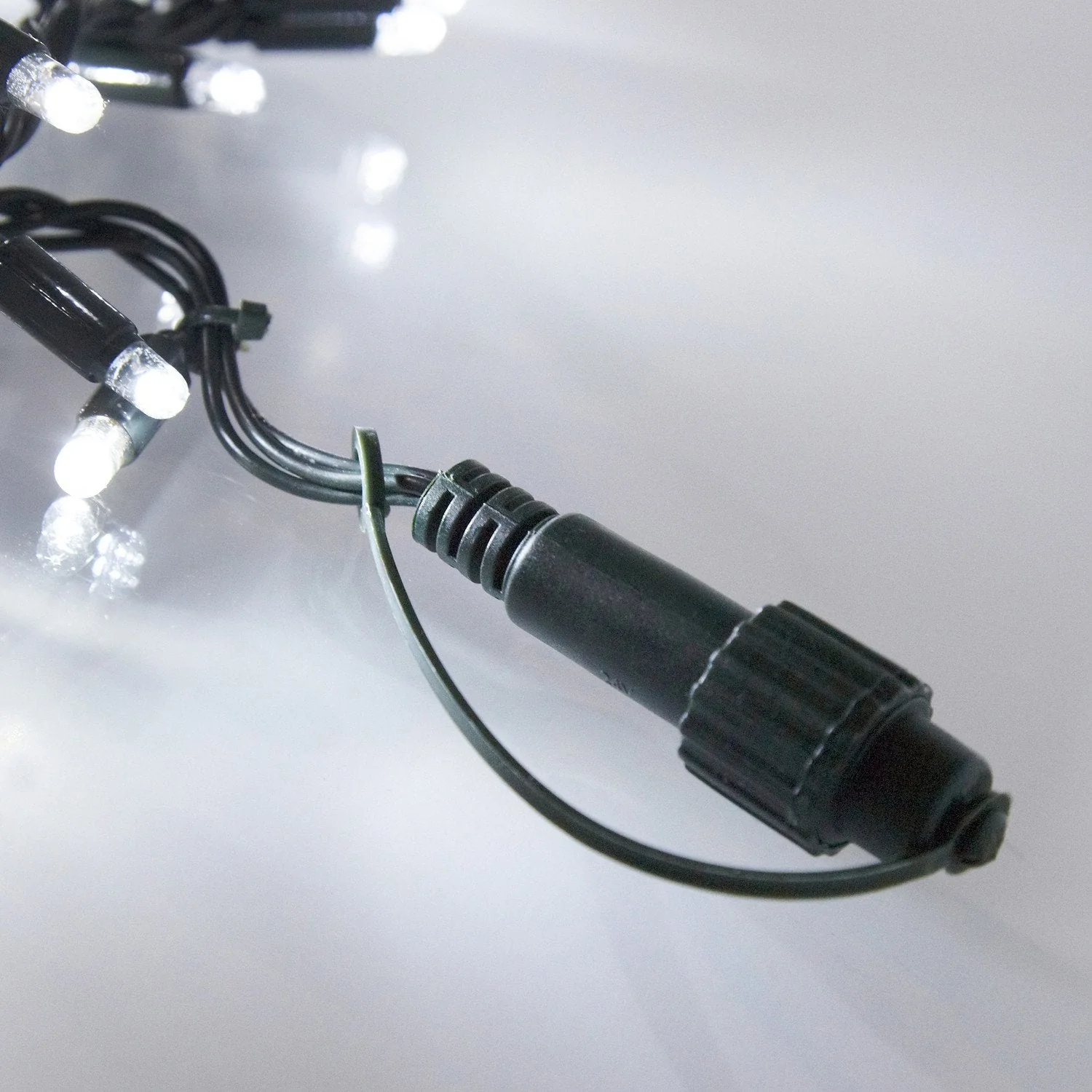 Core Connect 60m 600 White Connectable Fairy Lights Green Cable - Image 4