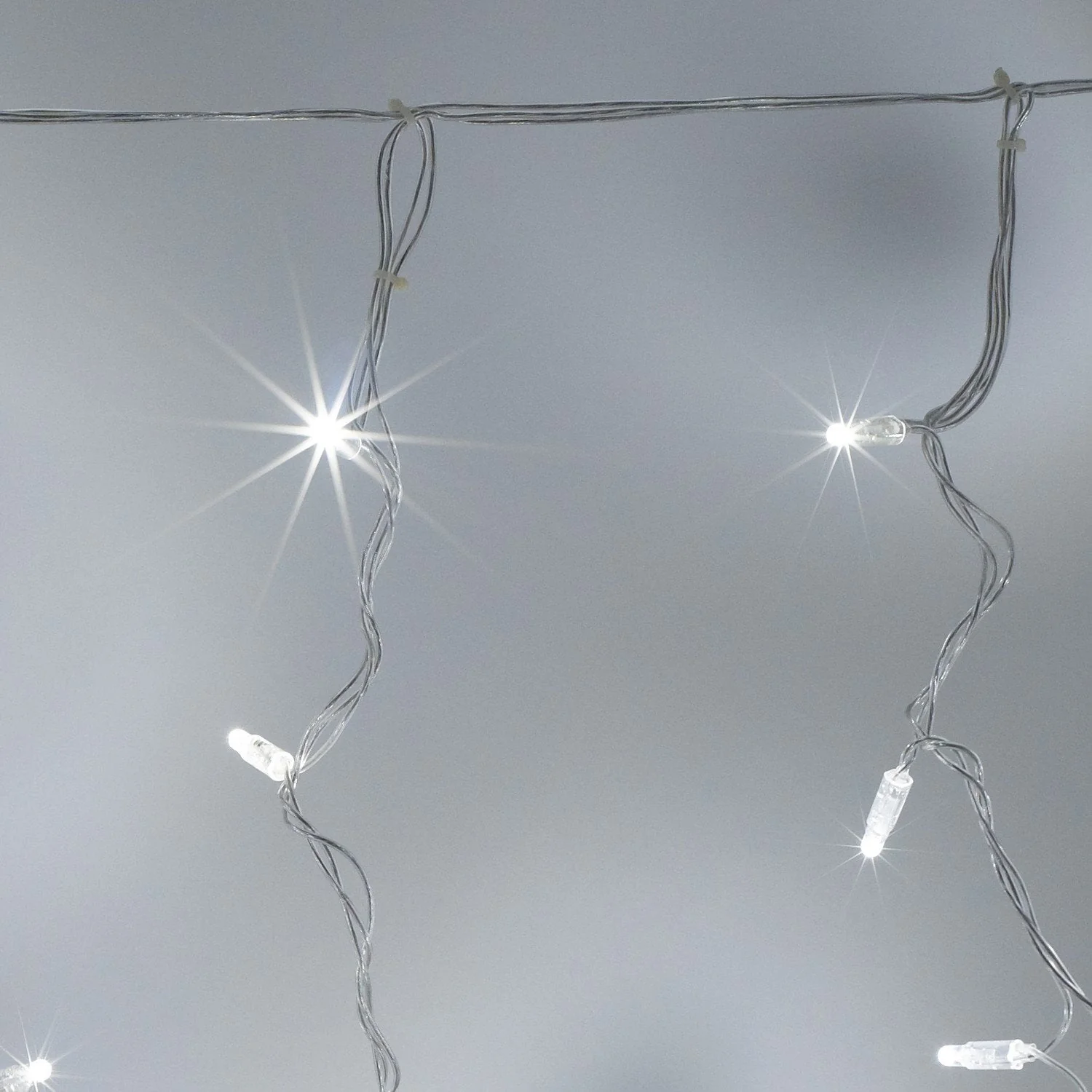 Core Connect 6m x 1m 288 White Connectable Curtain Lights Clear Cable - Image 2
