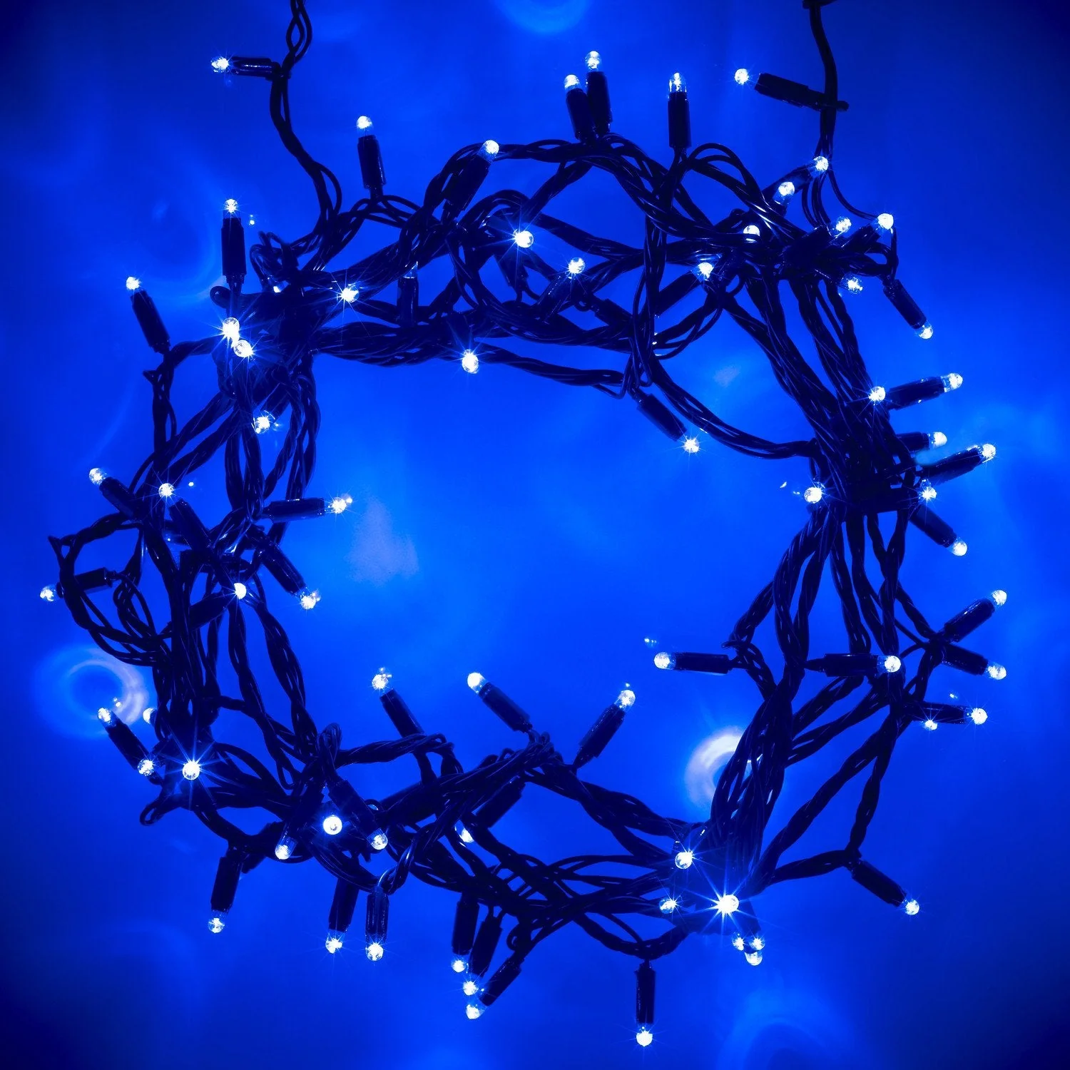 Core Connect 80m 800 Blue Connectable Fairy Lights Green Cable - Image 2