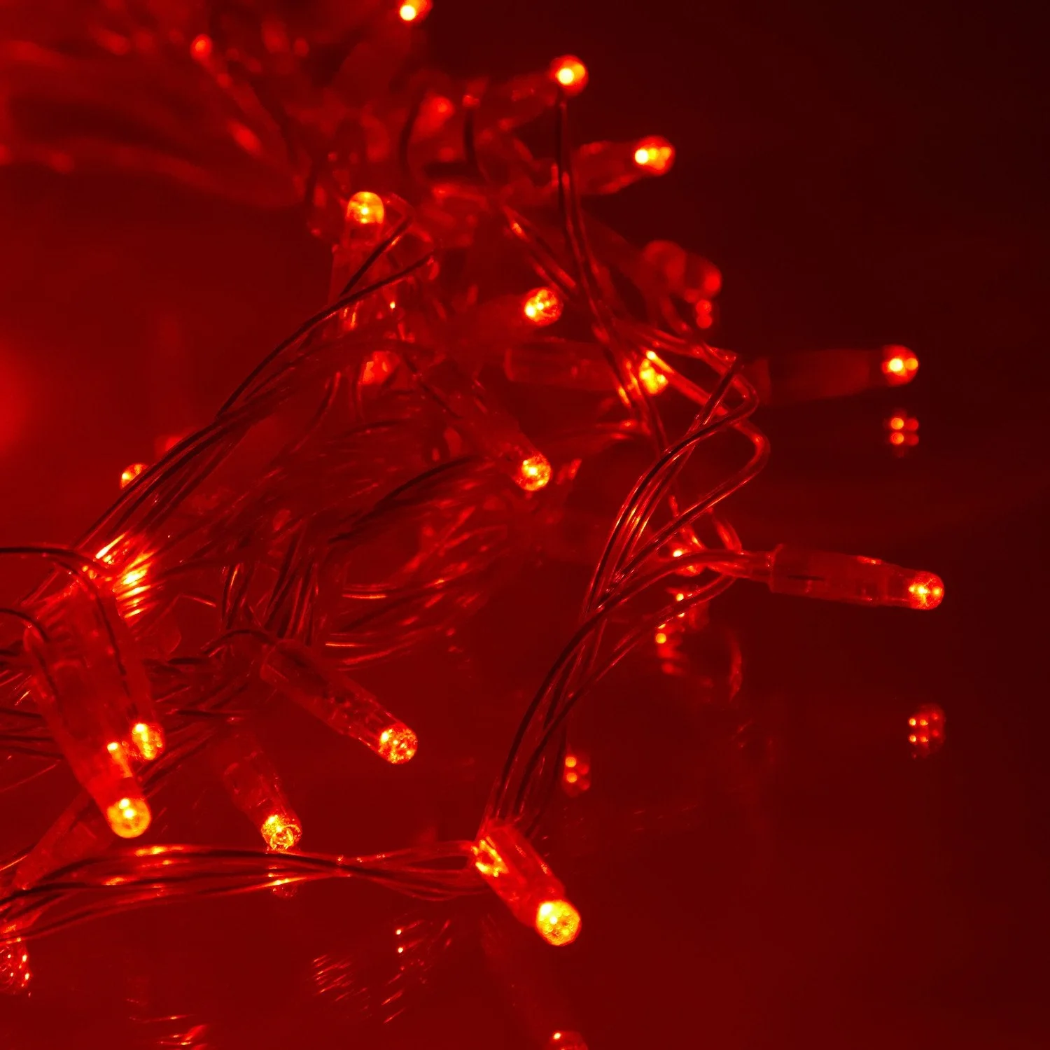 Core Connect 80m 800 Red Connectable Fairy Lights Clear Cable - Image 2