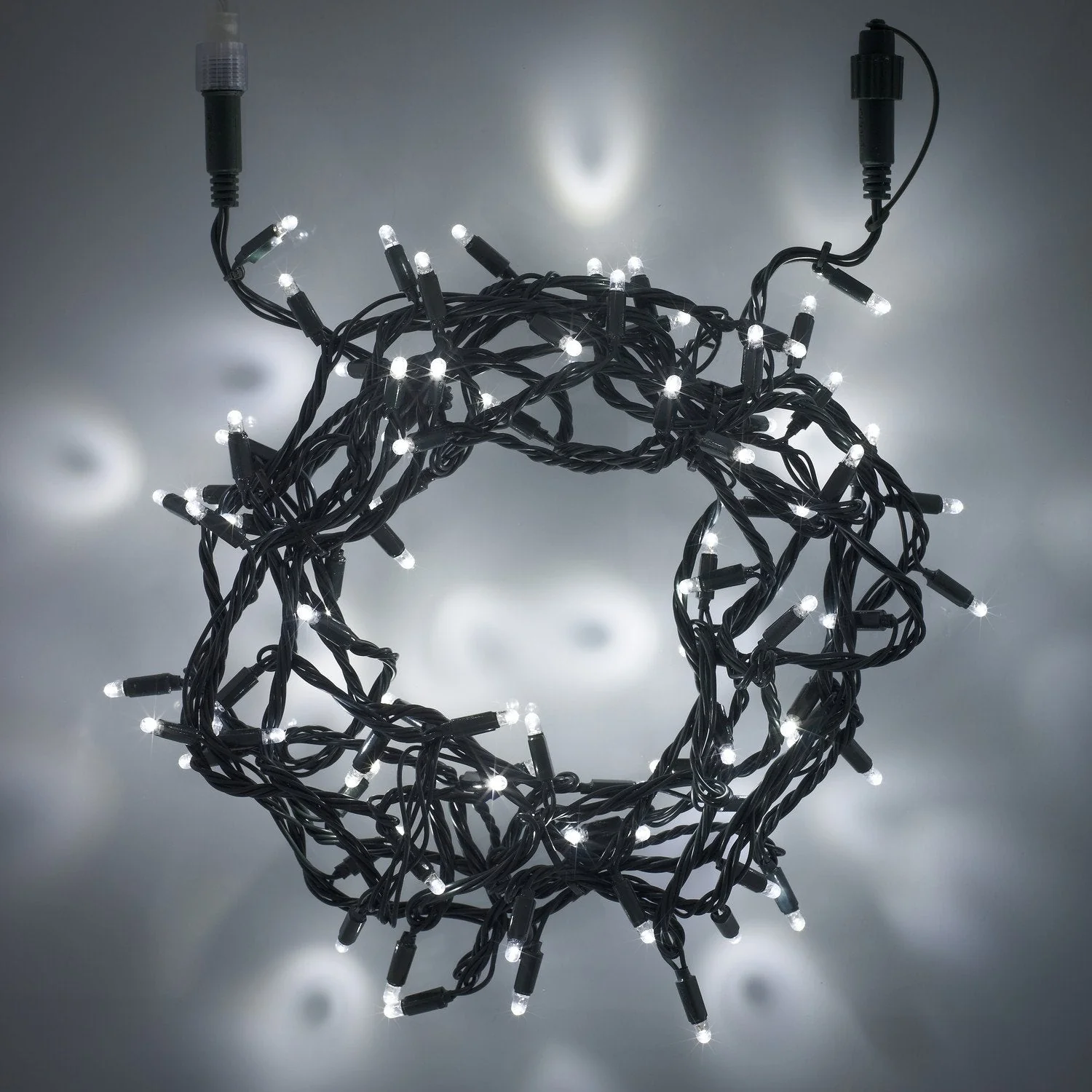 Core Connect 80m 800 White Connectable Fairy Lights Green Cable