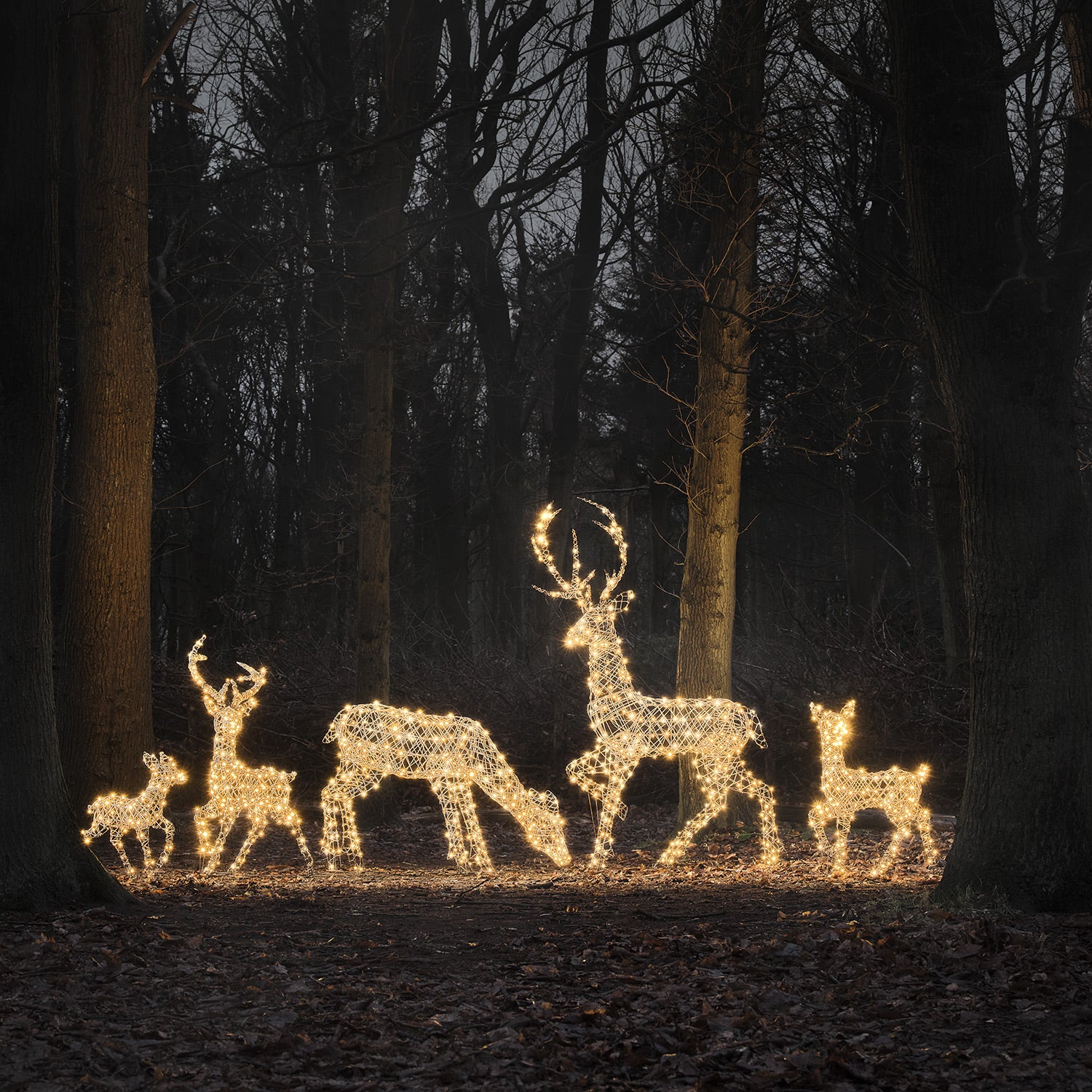 1.15m Dual LED Studley Stag Light Up Reindeer - Image 5