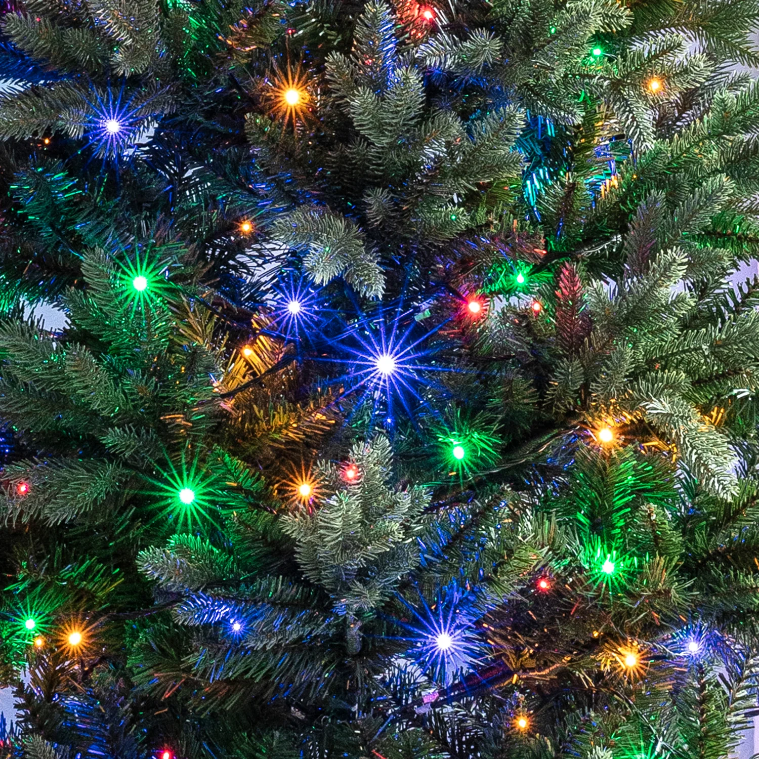 Essential Connect 20m 200 Multi Coloured Connectable Fairy Lights Green Cable - Image 3