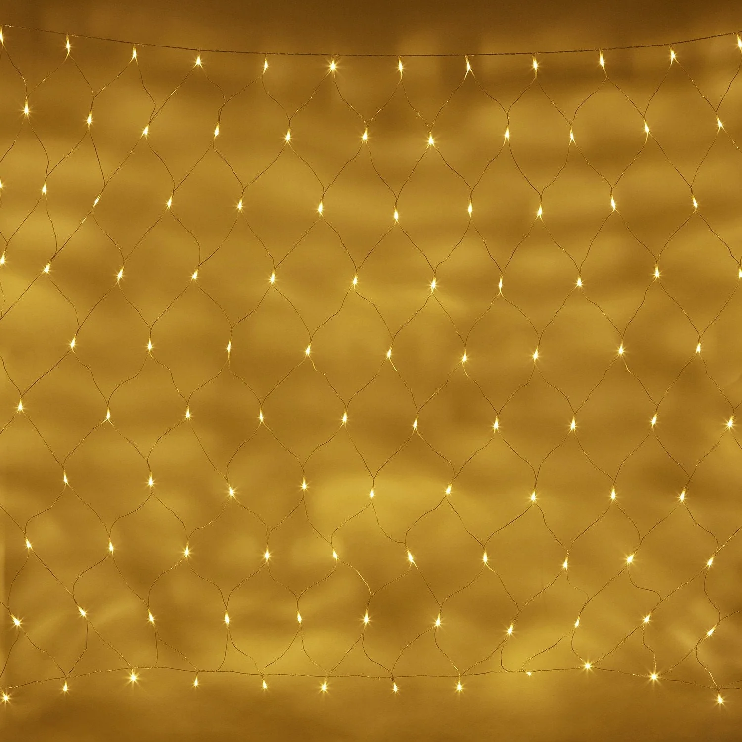 Essential Connect 8m x 1.5m 560 Warm White Connectable Net Lights Clear Cable