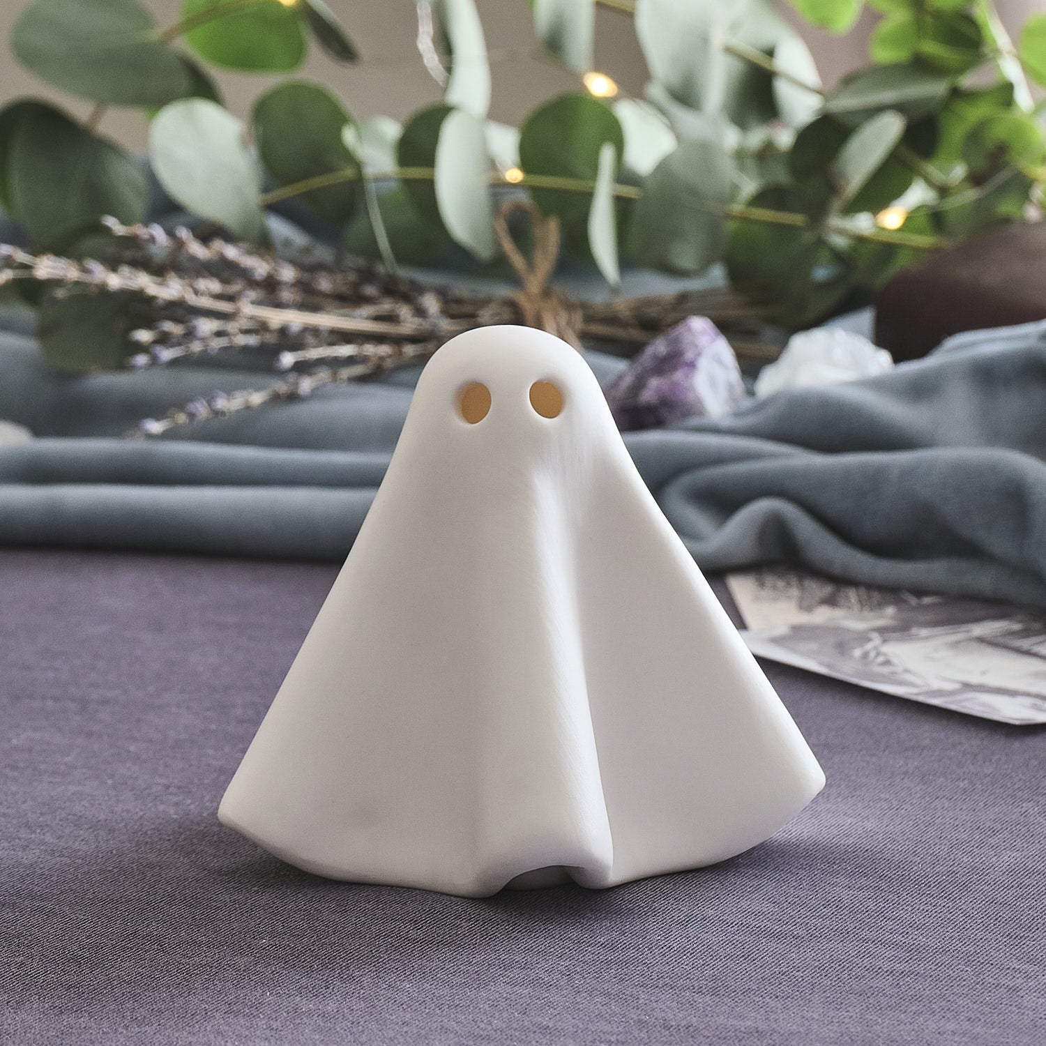 Gerald the Ghost Porcelain LED Halloween Decoration - Image 5