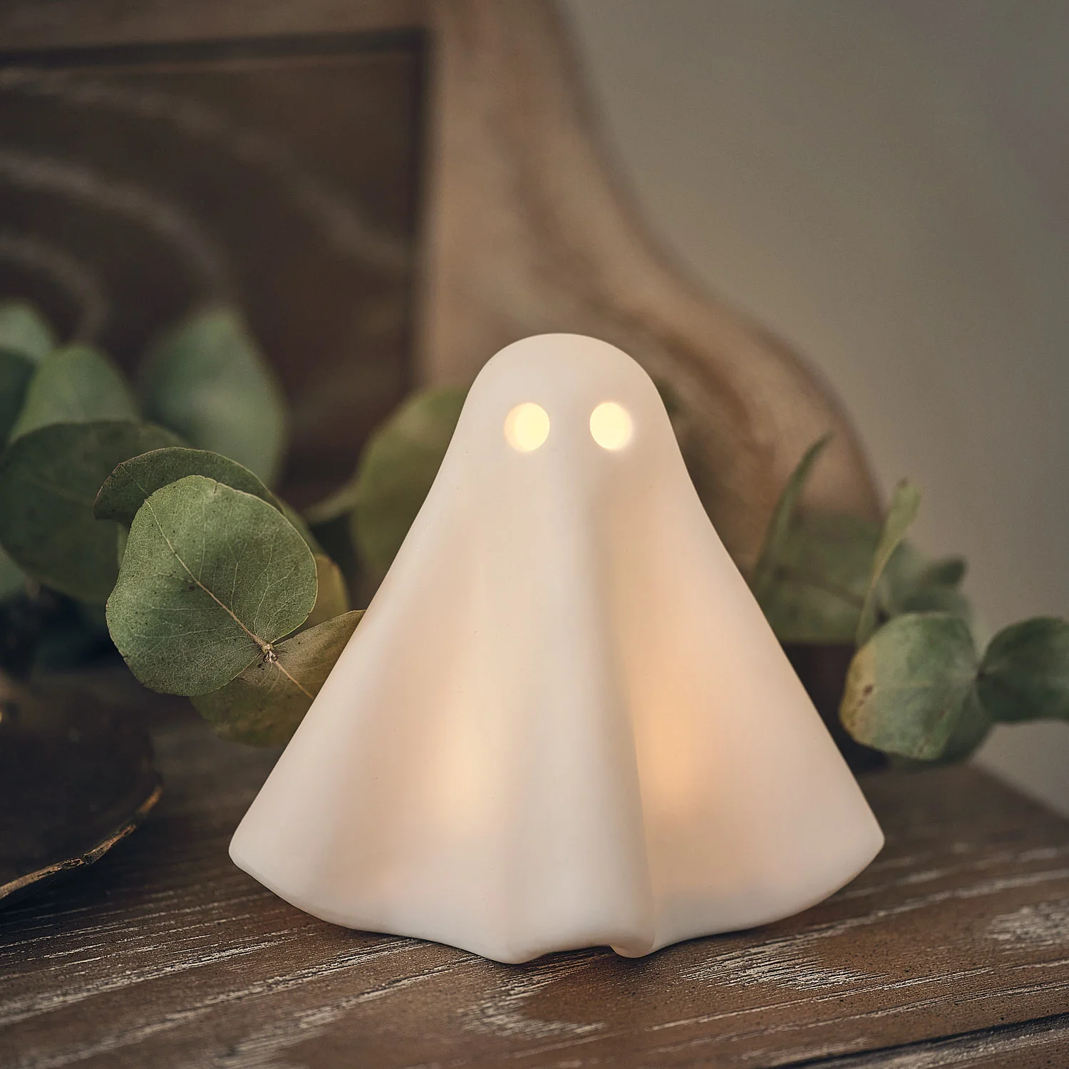 Gerald the Ghost Porcelain LED Halloween Decoration - Image 8
