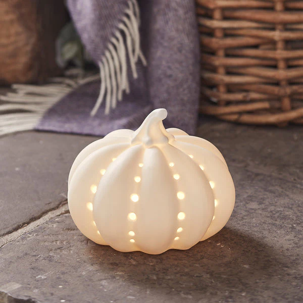 Halloween Neutral Pumpkin & Candle Bundle - Image 3