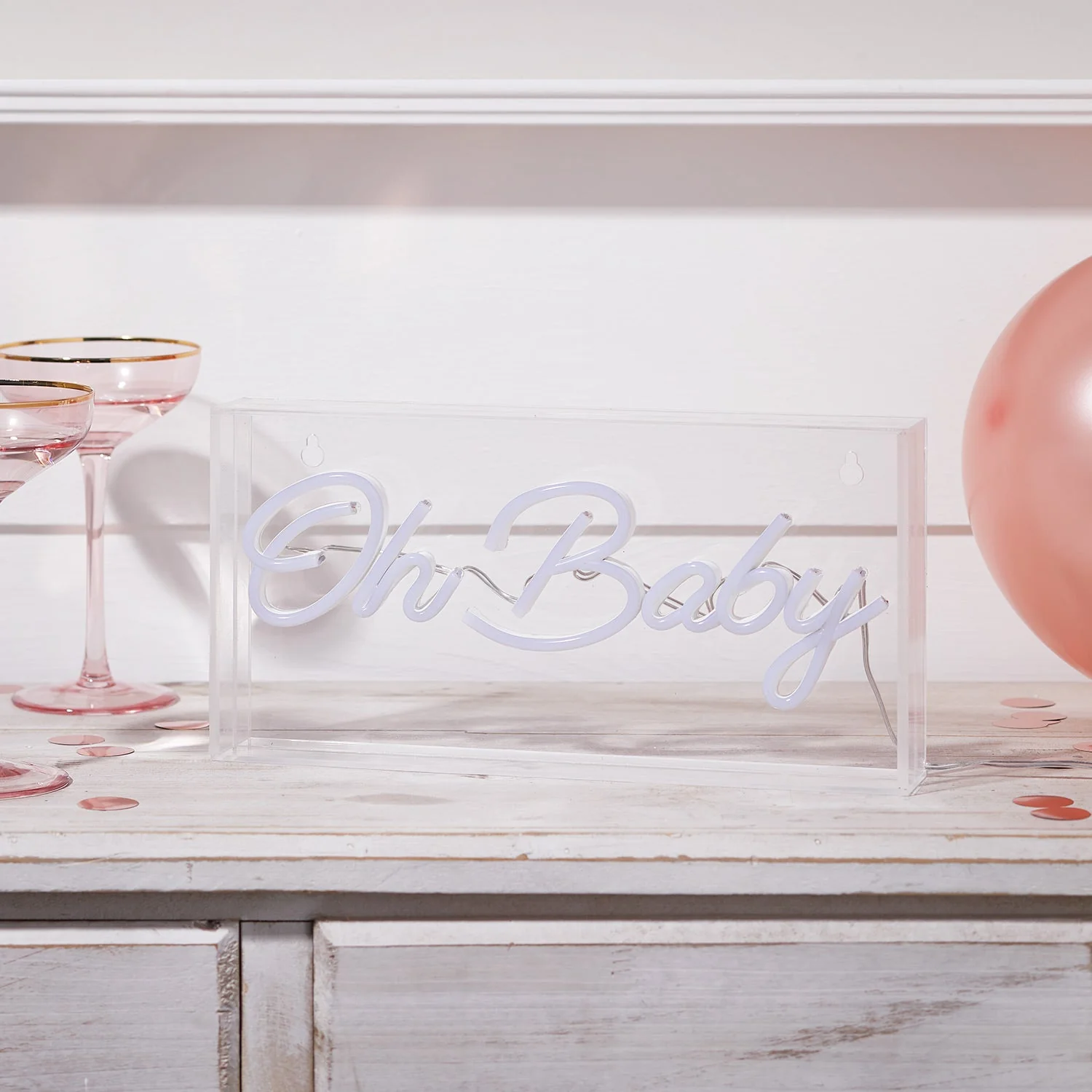 Oh Baby Neon Light Box - Image 2