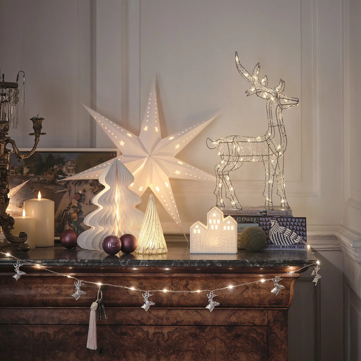 Paper Star Decoration Trio - Image 3