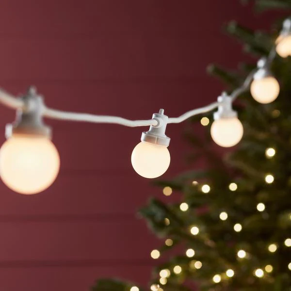 Pro Connect 75m 150 Warm White Connectable Festoon Lights White Cable - Image 5