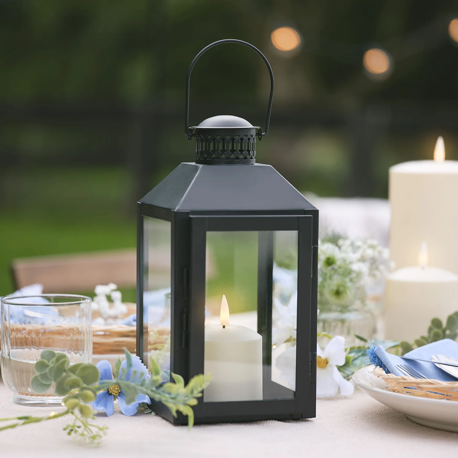 Seaton Lantern with TruGlow® Candle With Remote Control - Image 5