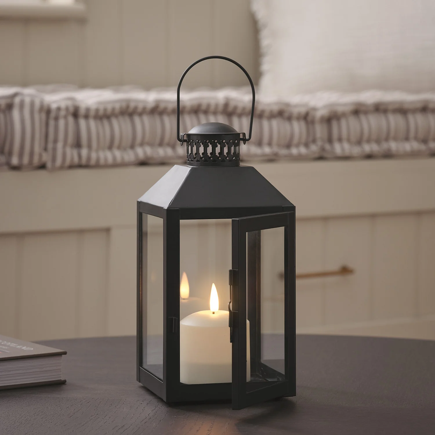 Seaton Lantern with TruGlow® Candle With Remote Control - Image 8