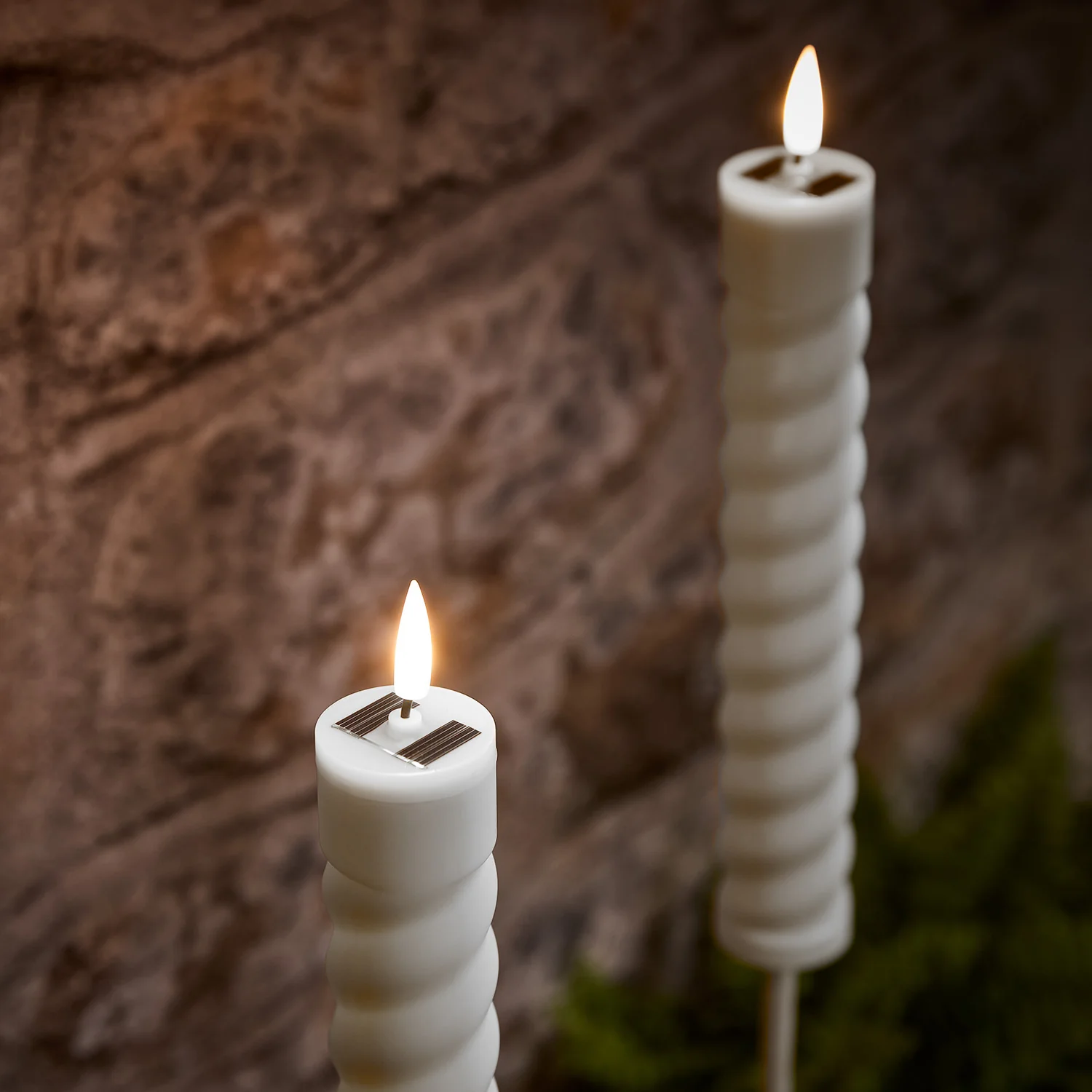2 TruGlow® Solar Tiki Torches - Image 2