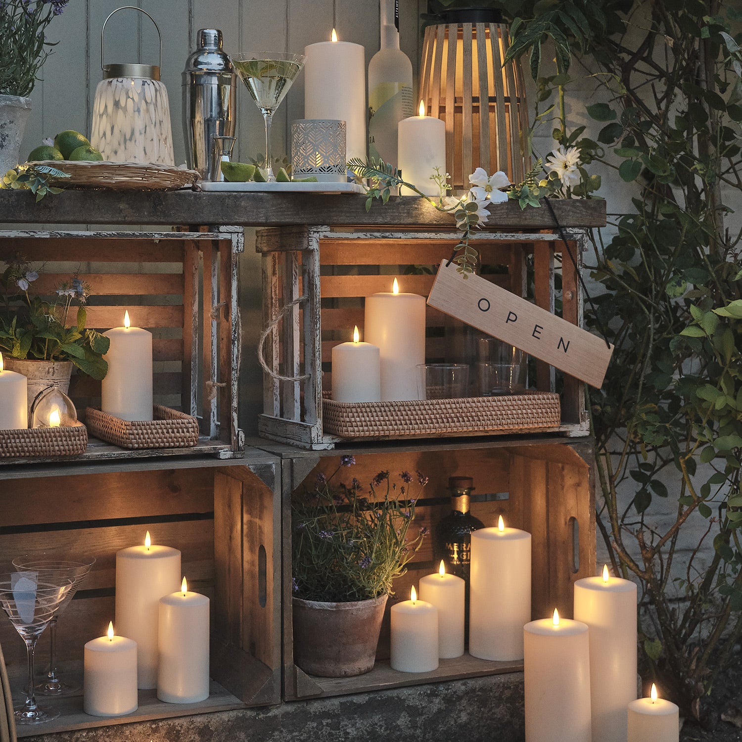6 TruGlow® Waterproof Outdoor Candles With Remote Control - Image 2