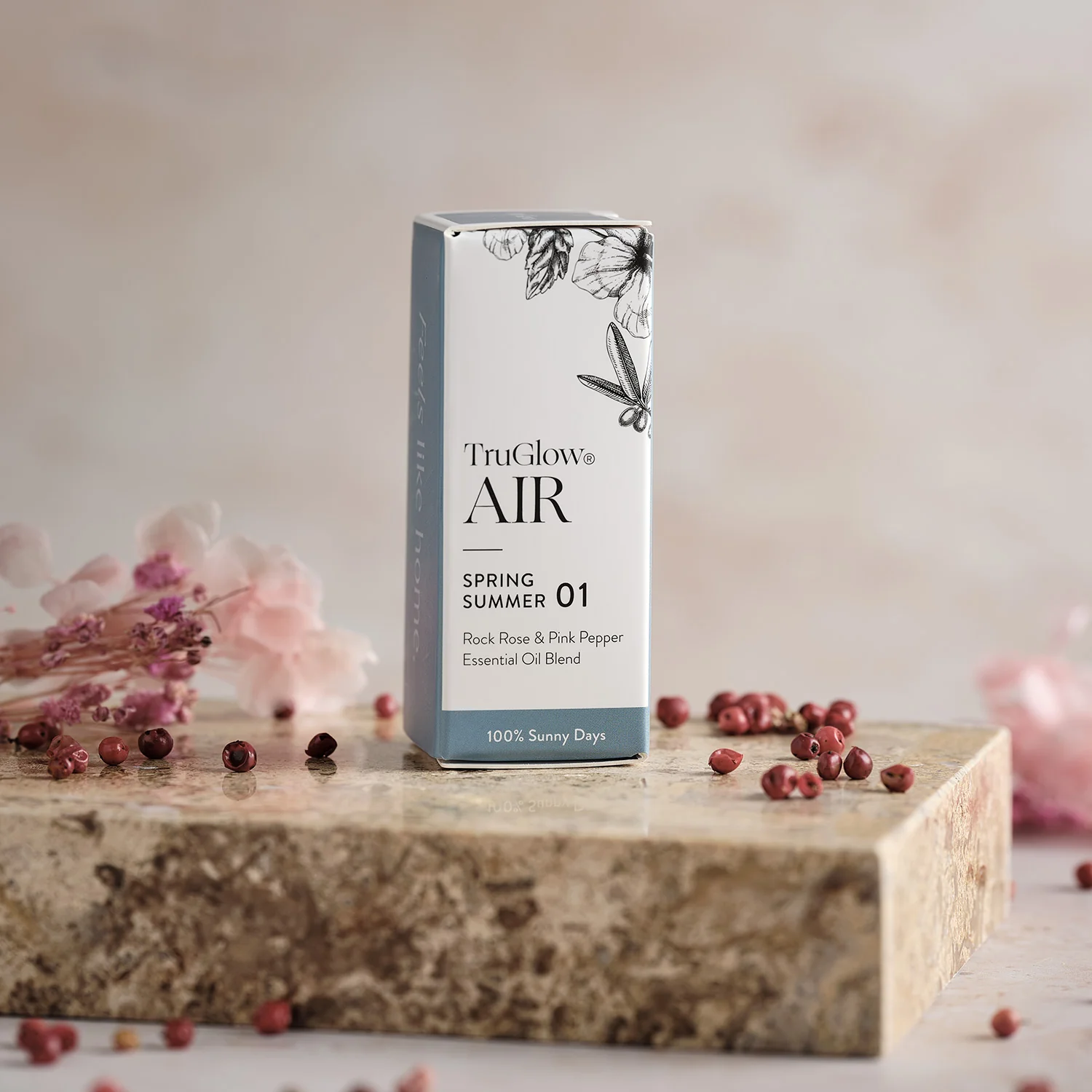 TruGlow AIR® Portable Candle Diffuser & Rock Rose & Pink Pepper TruGlow AIR® Diffuser Oil Bundle - Image 3