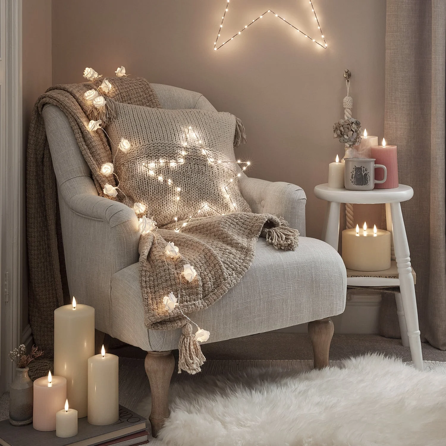 TruGlow® Ivory LED 3 Wick Candle - Image 8
