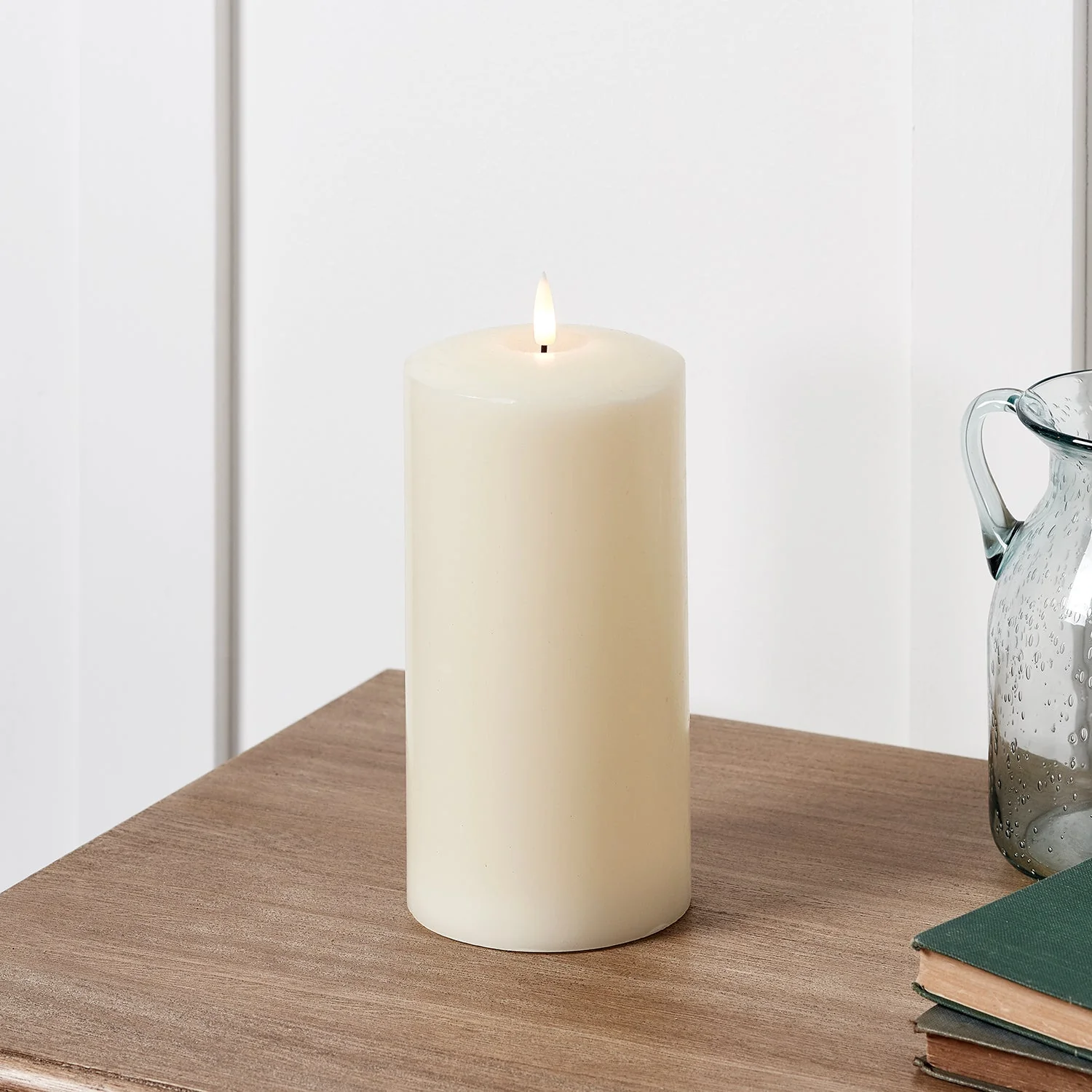 TruGlow® Ivory LED Chapel Candle 20cm With Remote Control - Image 4