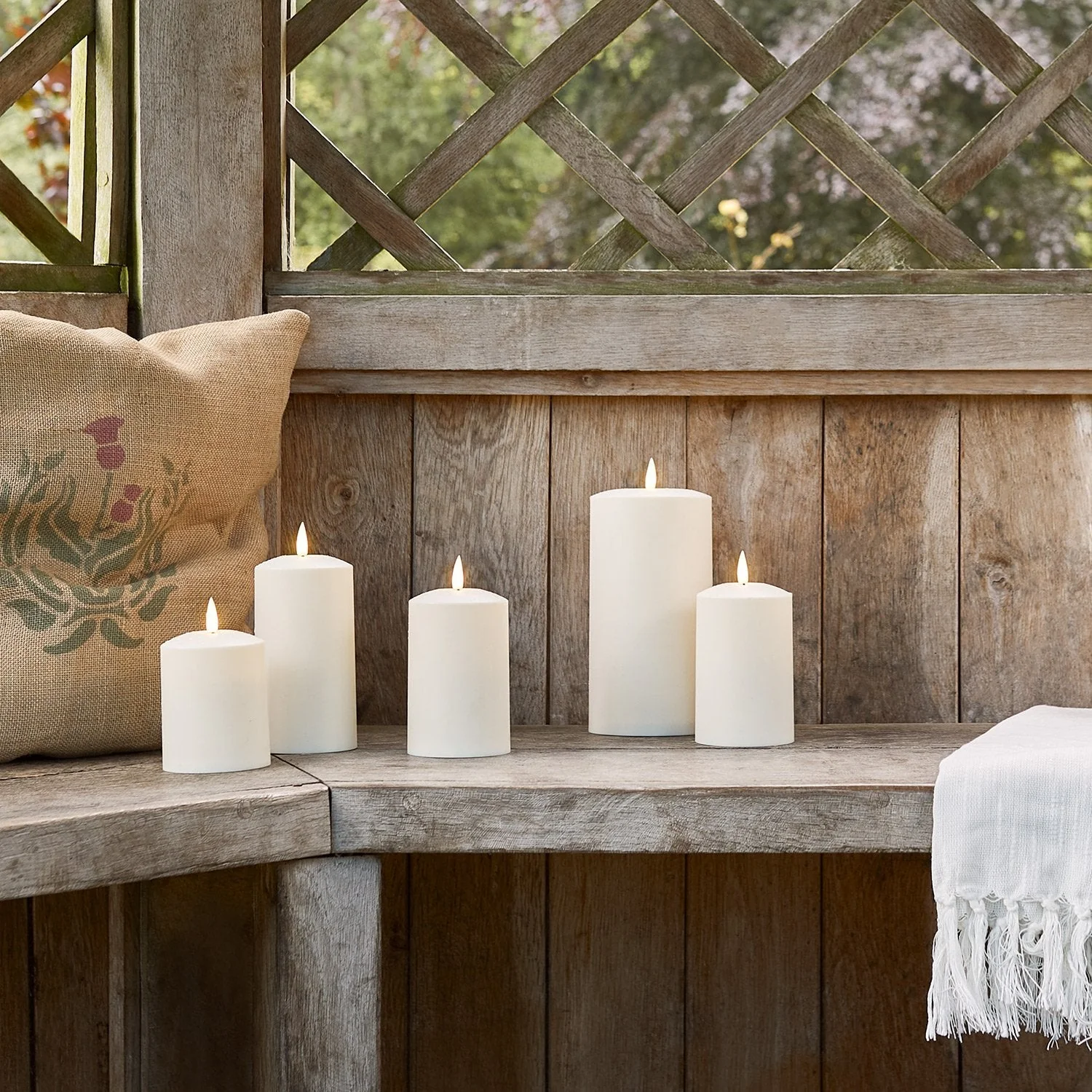 TruGlow® Waterproof Outdoor Candle 12.5cm With Remote Control - Image 8