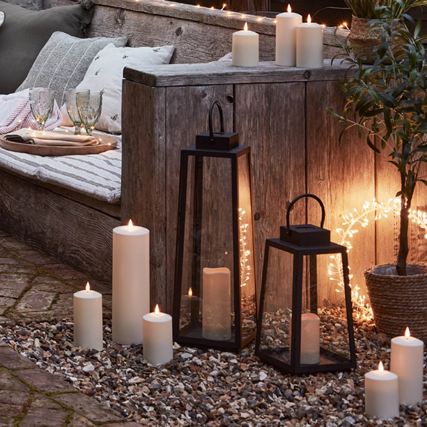 TruGlow® Waterproof Outdoor Candle 30cm With Remote Control - Image 8