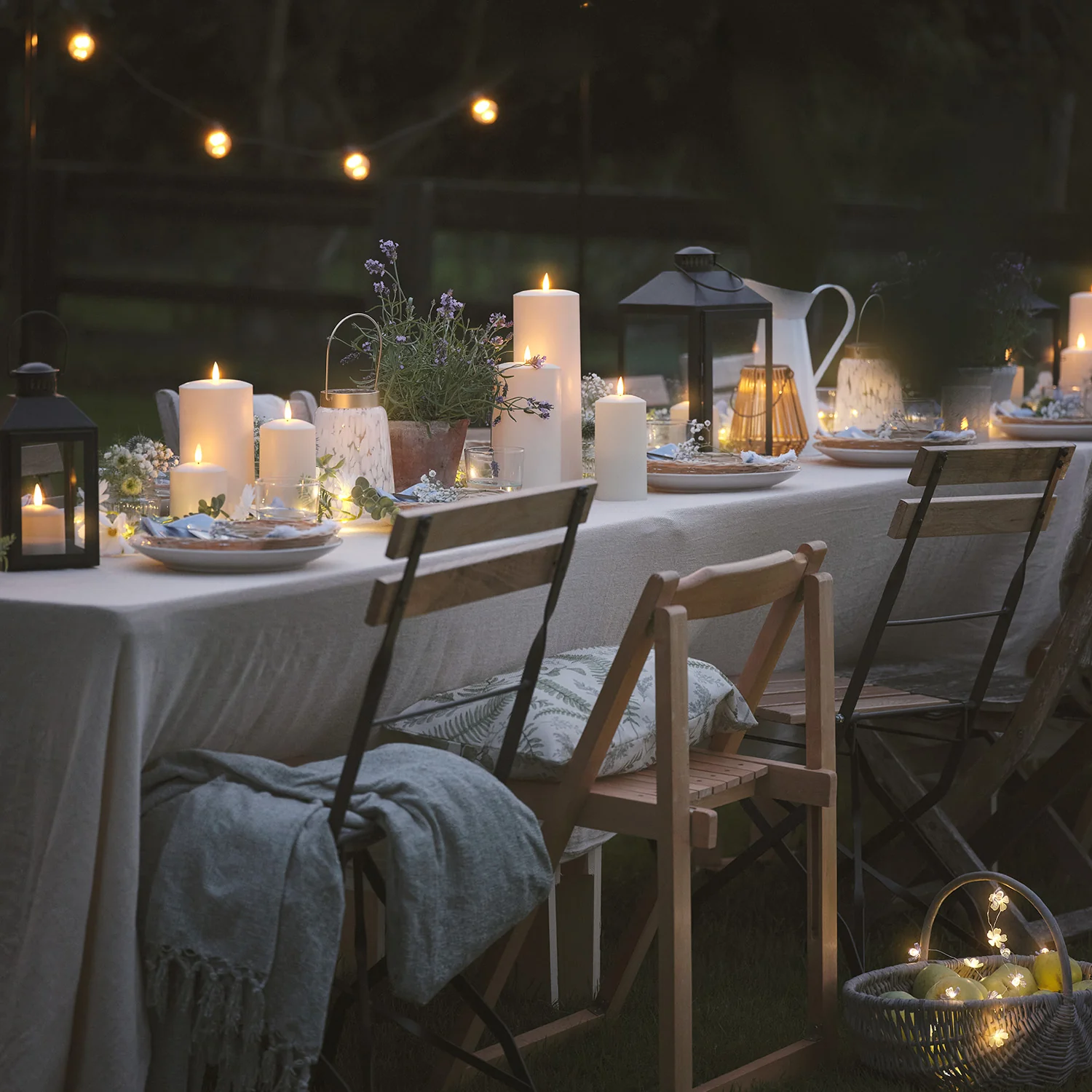 TruGlow® Waterproof Outdoor Candle Trio With Remote Control - Image 3