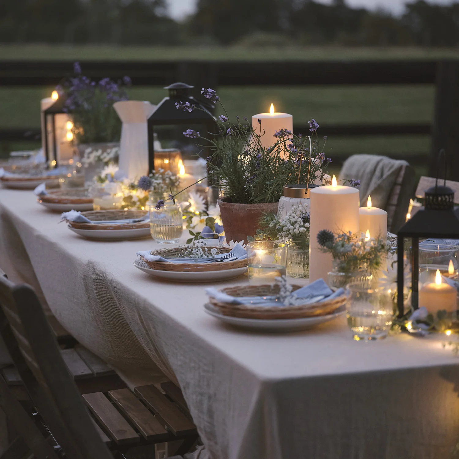 TruGlow® Waterproof Outdoor Candle Trio With Remote Control - Image 6