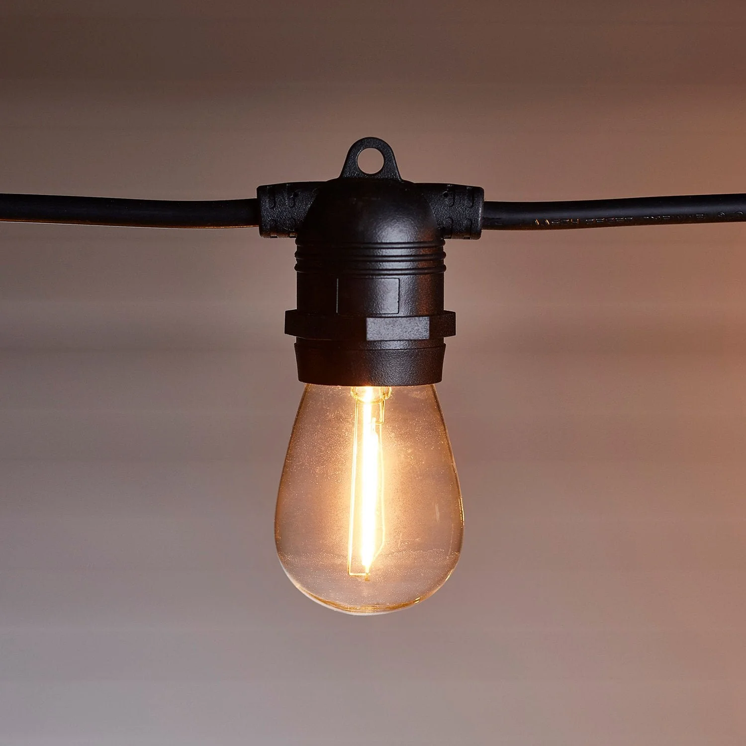 Ultimate Connect 75m 150 Warm White Festoon Lights Black Cable - Image 3