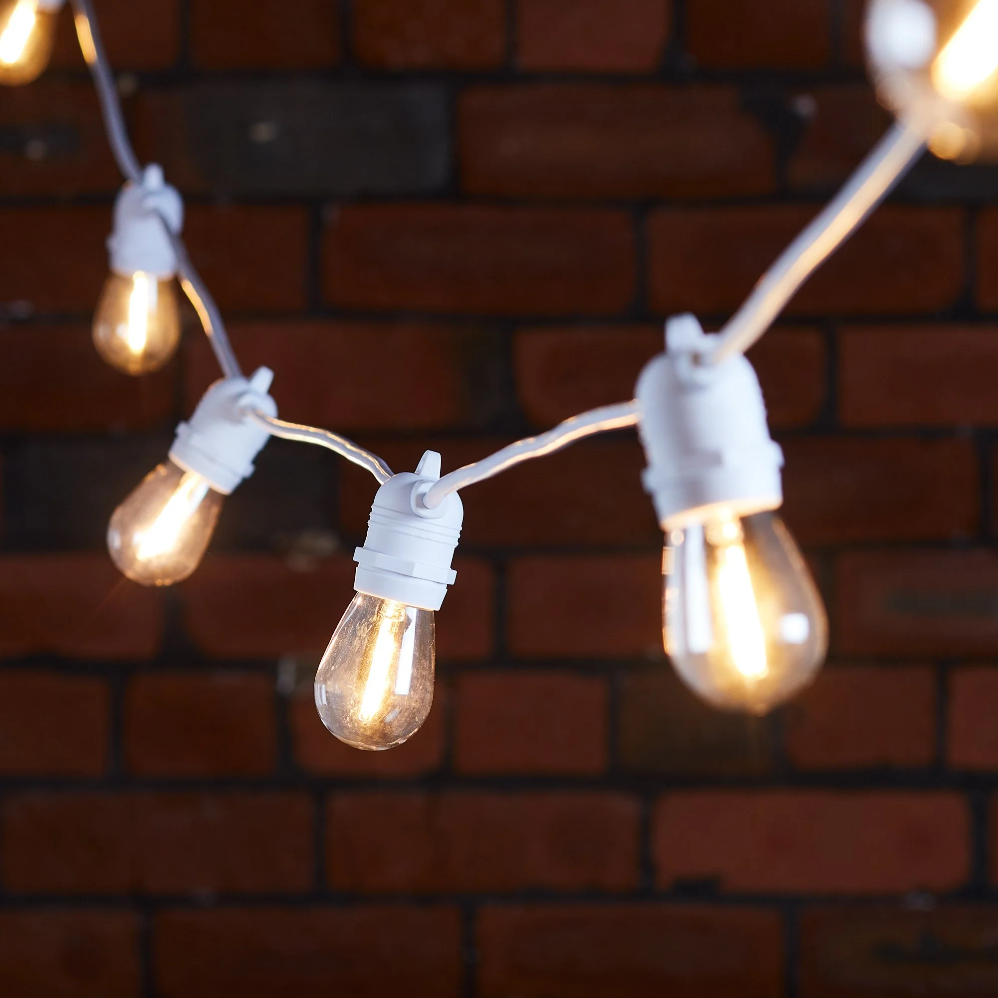 Ultimate Connect 25m 50 Warm White Festoon Lights White Cable - Image 6