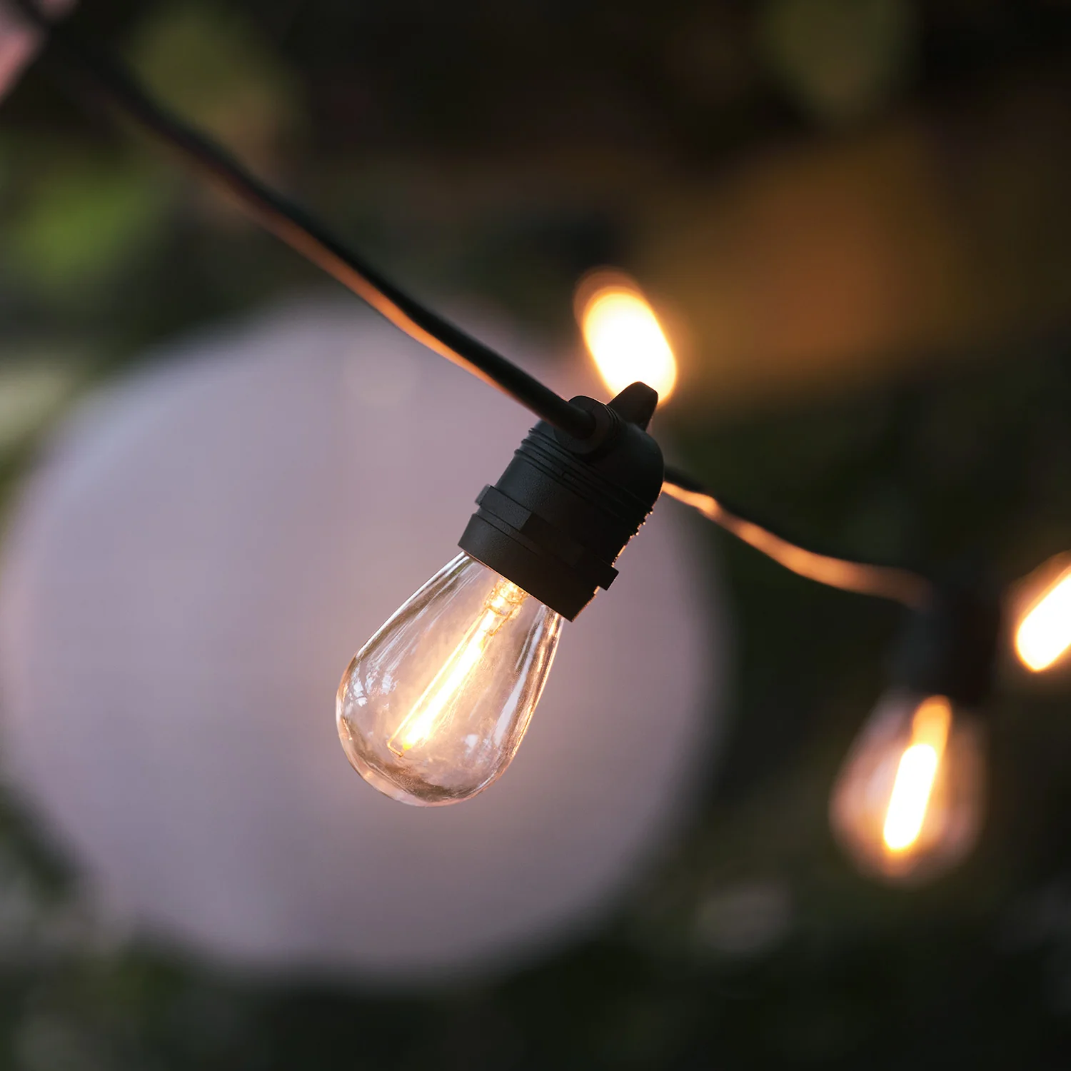 Ultimate Connect Warm White Festoon Lights Black Cable - Image 9