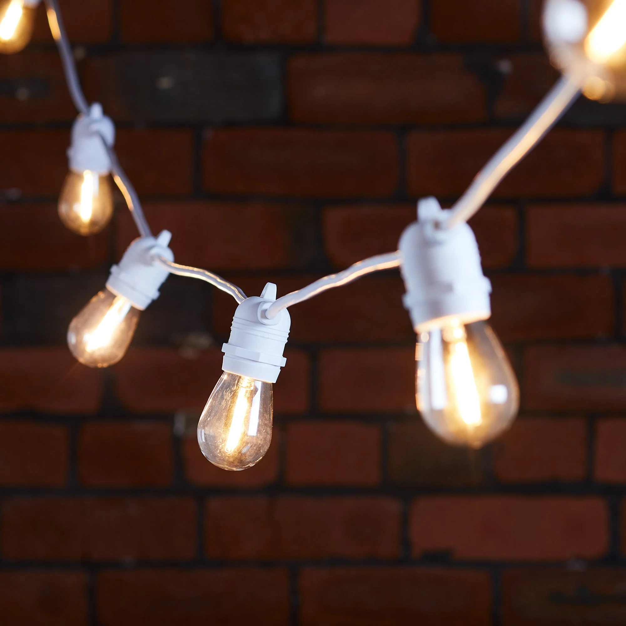 Ultimate Connect 65m 130 Warm White Festoon Lights White Cable - Image 5