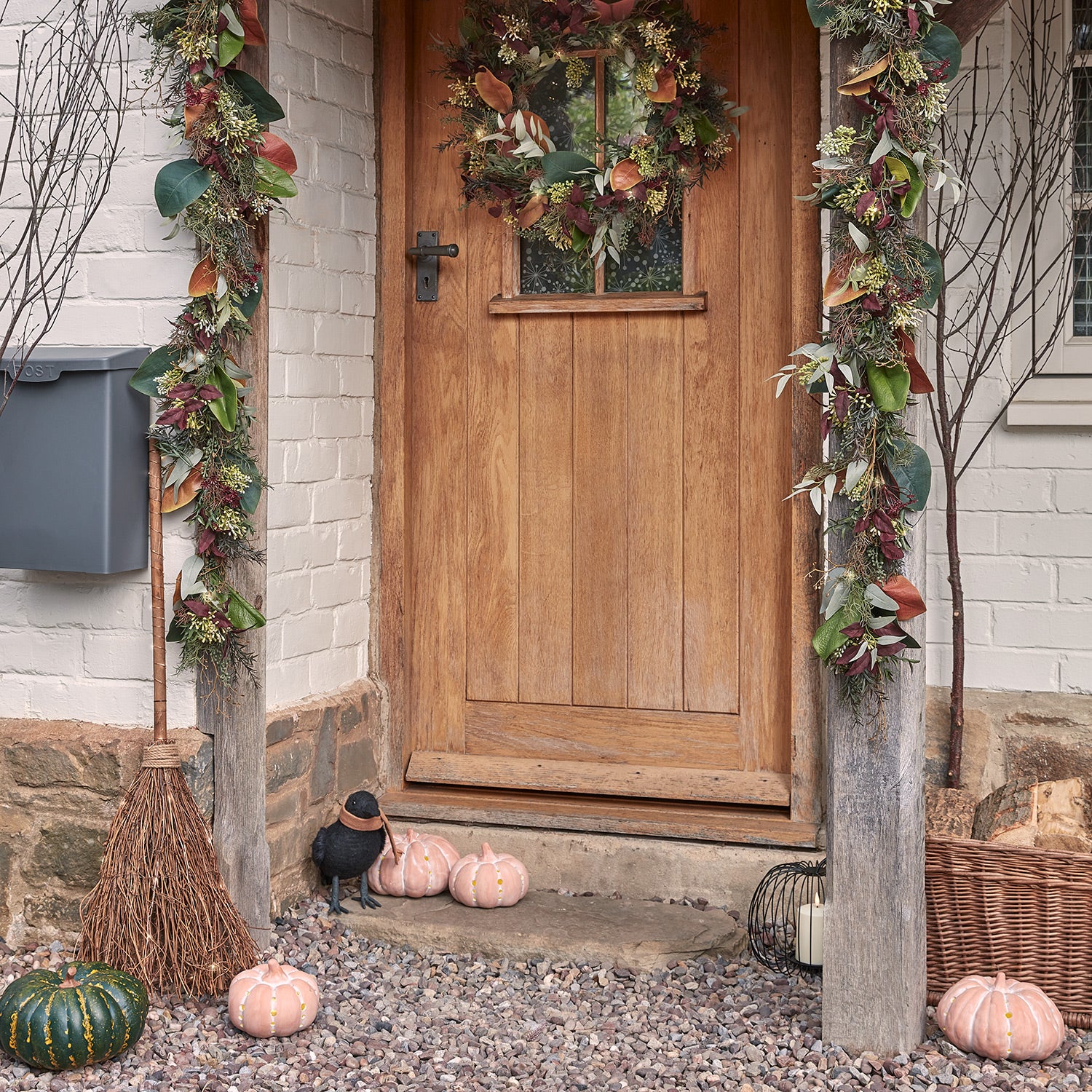 Witch's Broom Light Up Halloween Decoration - Image 4